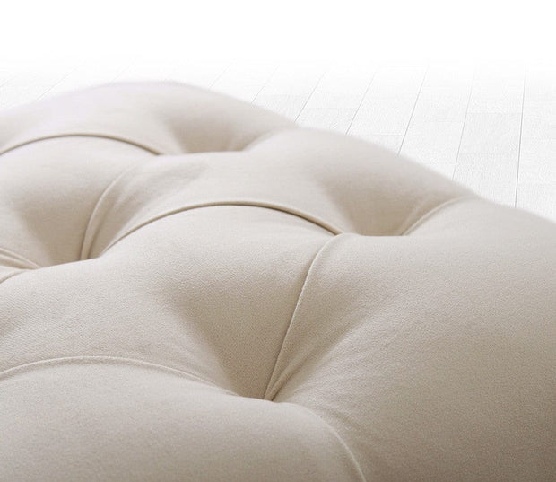 Pouf in tessuto Floral Crema (2)