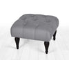Pouf in tessuto Floral Grigio (2)