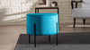 Pouf in tessuto Flow Blu