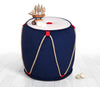 Pouf in tessuto Fora I Blu (1)