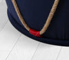 Pouf in tessuto Fora I Blu (4)