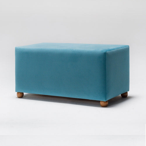Pouf in tessuto Genma Blu (1)