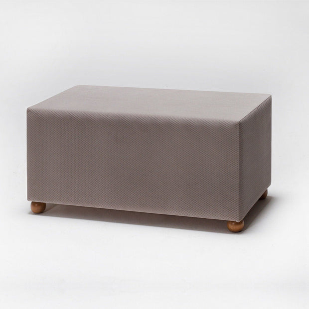 Pouf in tessuto Genma Cappuccino