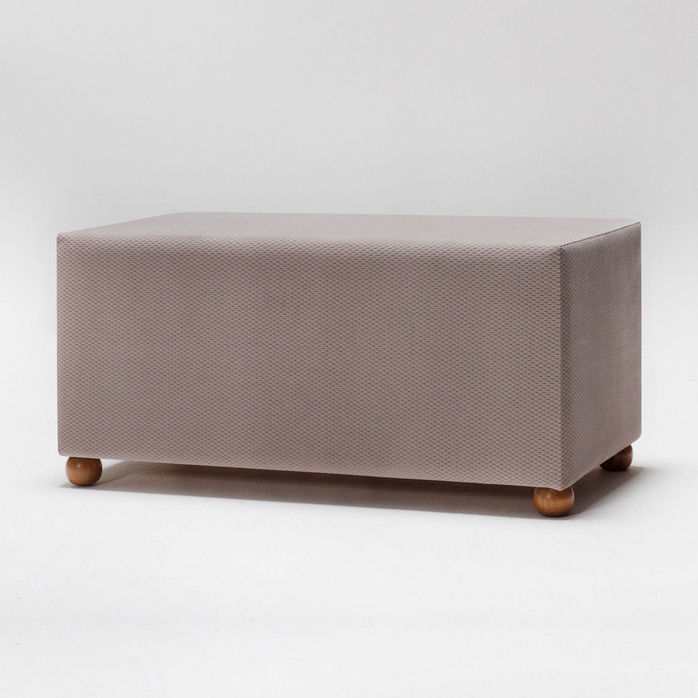 Pouf in tessuto Genma Cappuccino (1)