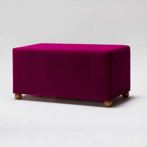 Pouf in tessuto Genma Violetto (1)