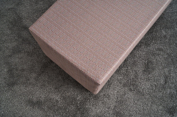 Pouf in tessuto Helen Rectangle Multicolore (2)