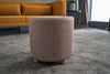 Pouf in tessuto Helen Round Multicolore