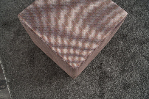 Pouf in tessuto Helen Square Multicolore (1)