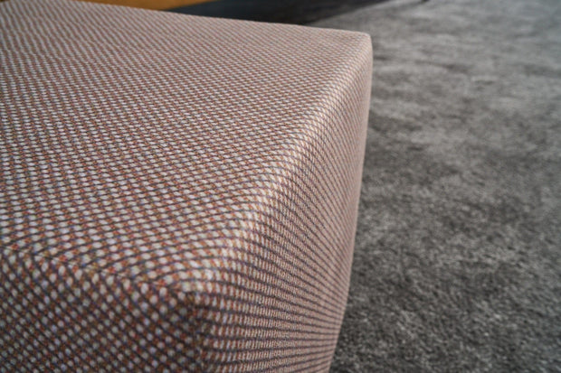 Pouf in tessuto Helen Square Multicolore (3)