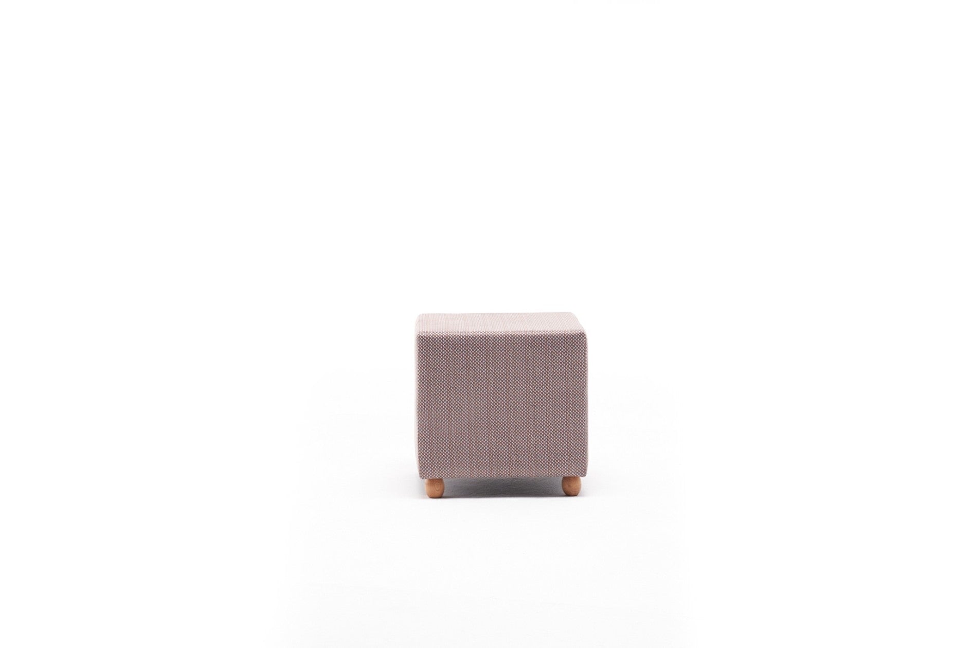 Pouf in tessuto Helen Square Multicolore (5)