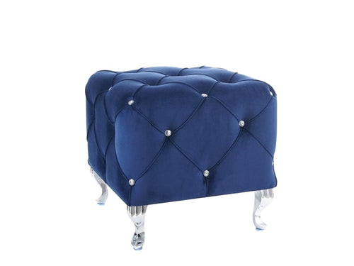 Signal Pouf in tessuto Hestia K Blu