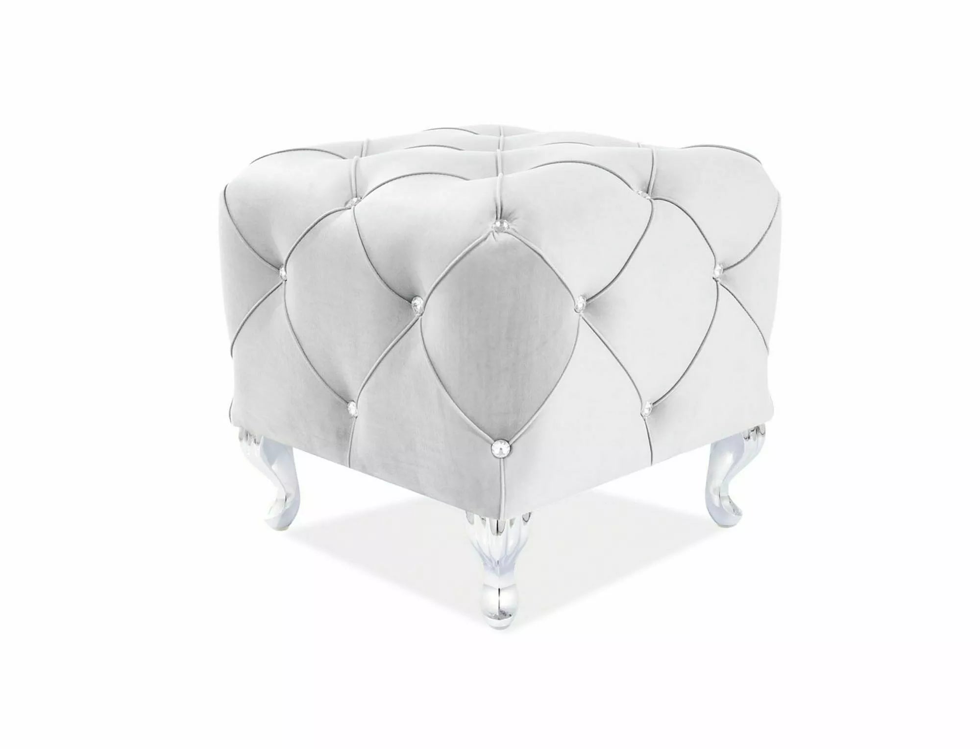 Signal Pouf in tessuto Hestia K Grigio