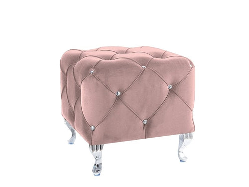 Signal Pouf in tessuto Hestia K Rosa