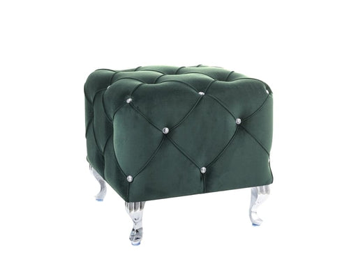 Signal Pouf in tessuto Hestia K Verde