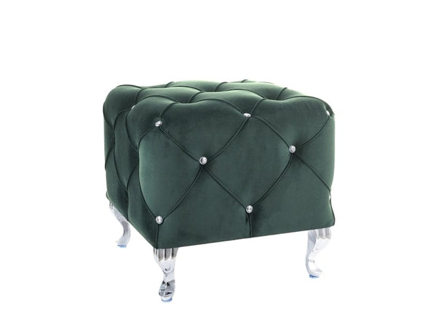 Signal Pouf in tessuto Hestia K Verde