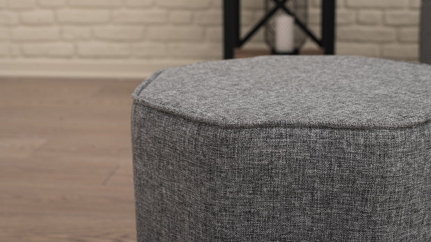 Pouf in tessuto Hexa Grigio (1)