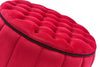 Pouf in tessuto Jasmin Rosso (5)