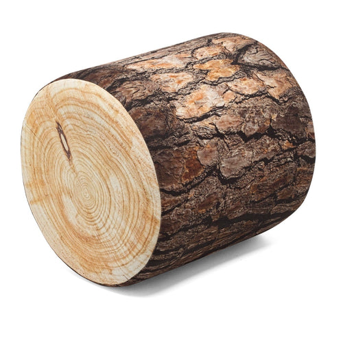 Pouf in tessuto Kutuk Marrone (1)
