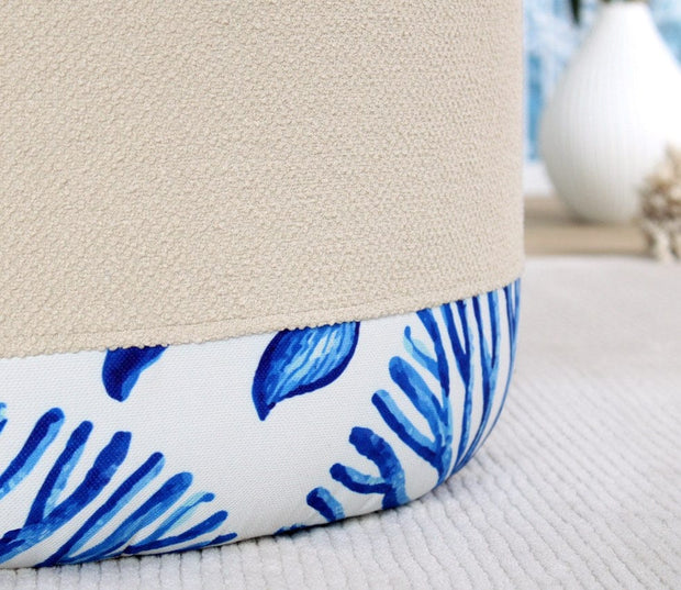 Pouf in tessuto Lagone Multicolore (6)