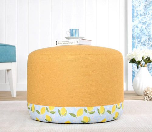 Pouf in tessuto Lagone Multicolore