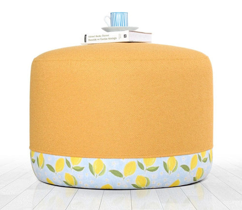 Pouf in tessuto Lagone Multicolore (1)