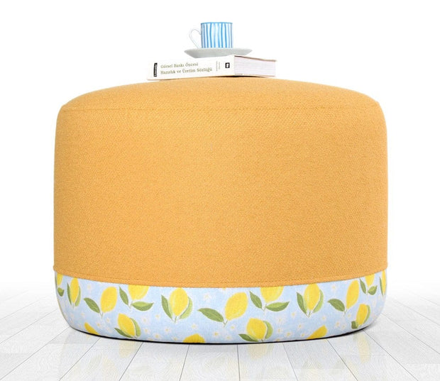 Pouf in tessuto Lagone Multicolore (1)
