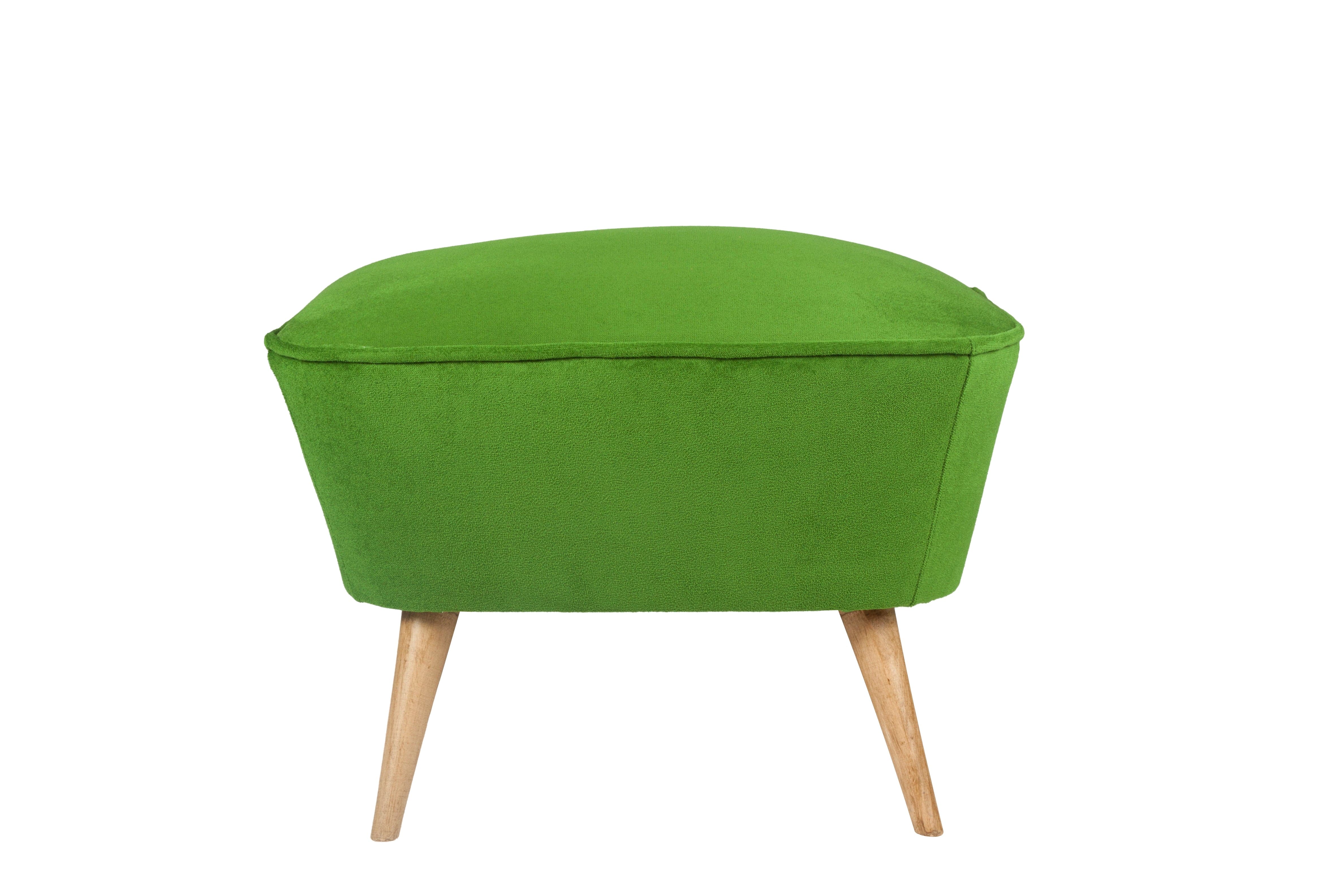 Pouf in tessuto Lake View Verde (1)