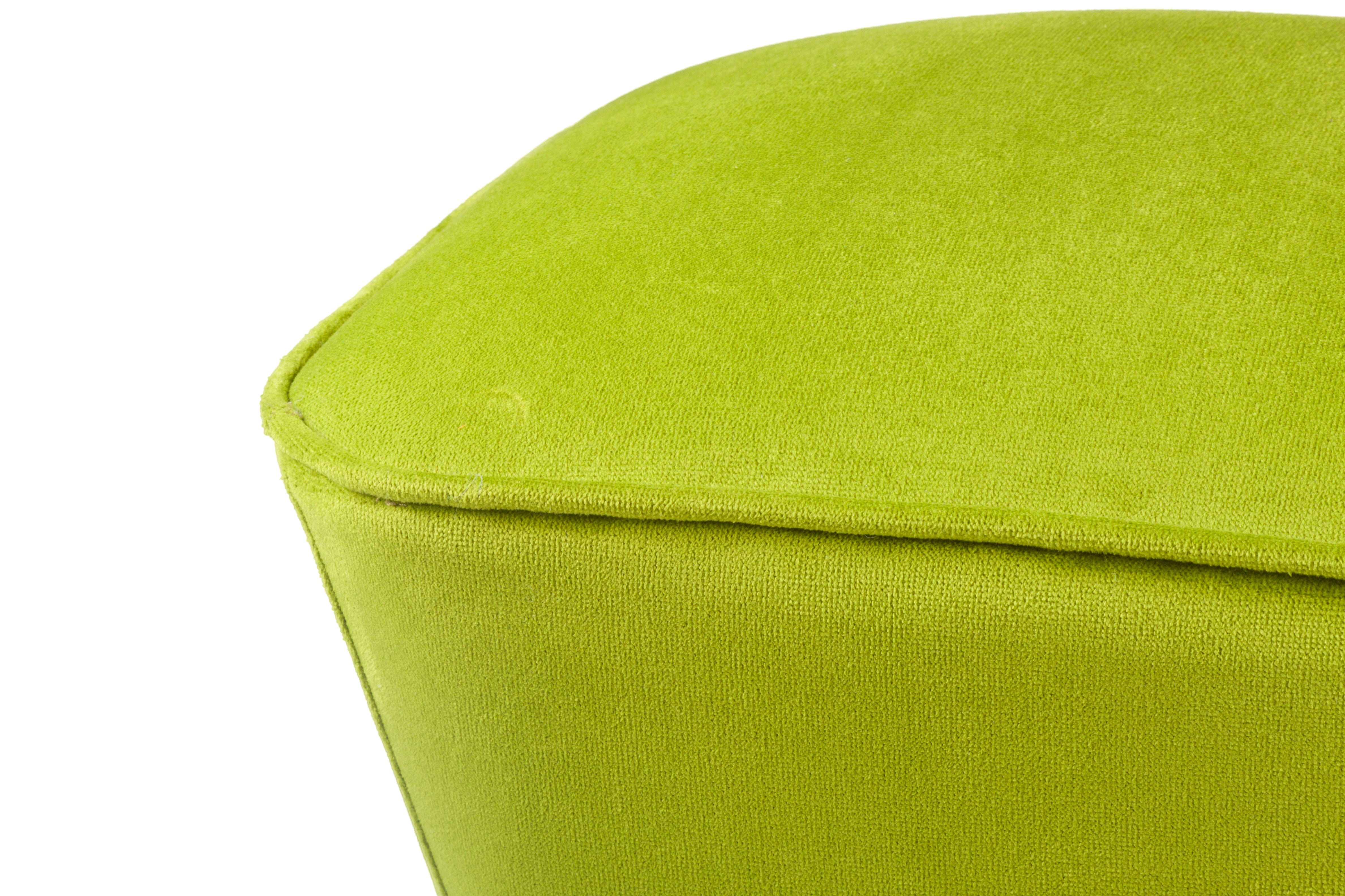 Pouf in tessuto Lake View Verde (2)