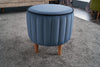 Pouf in tessuto Lindy Blu