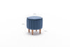 Pouf in tessuto Lindy Blu (6)