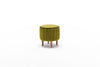 Pouf in tessuto Lindy Verde (4)