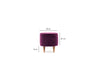 Pouf in tessuto Liza Violetto (5)