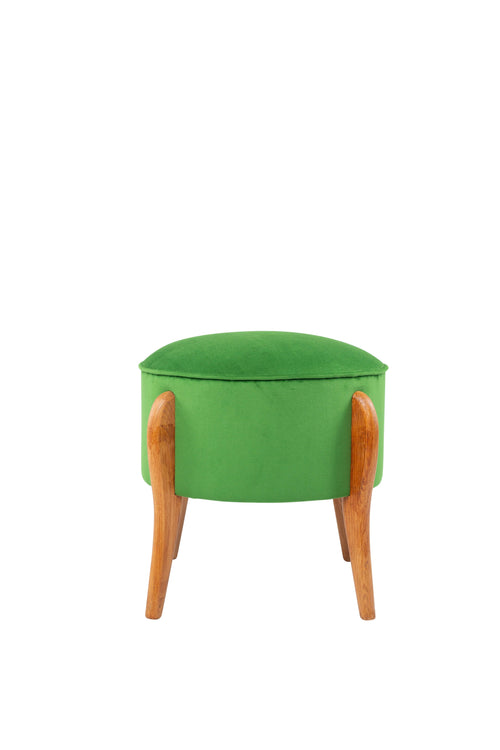 Pouf in tessuto Lockett Verde (1)