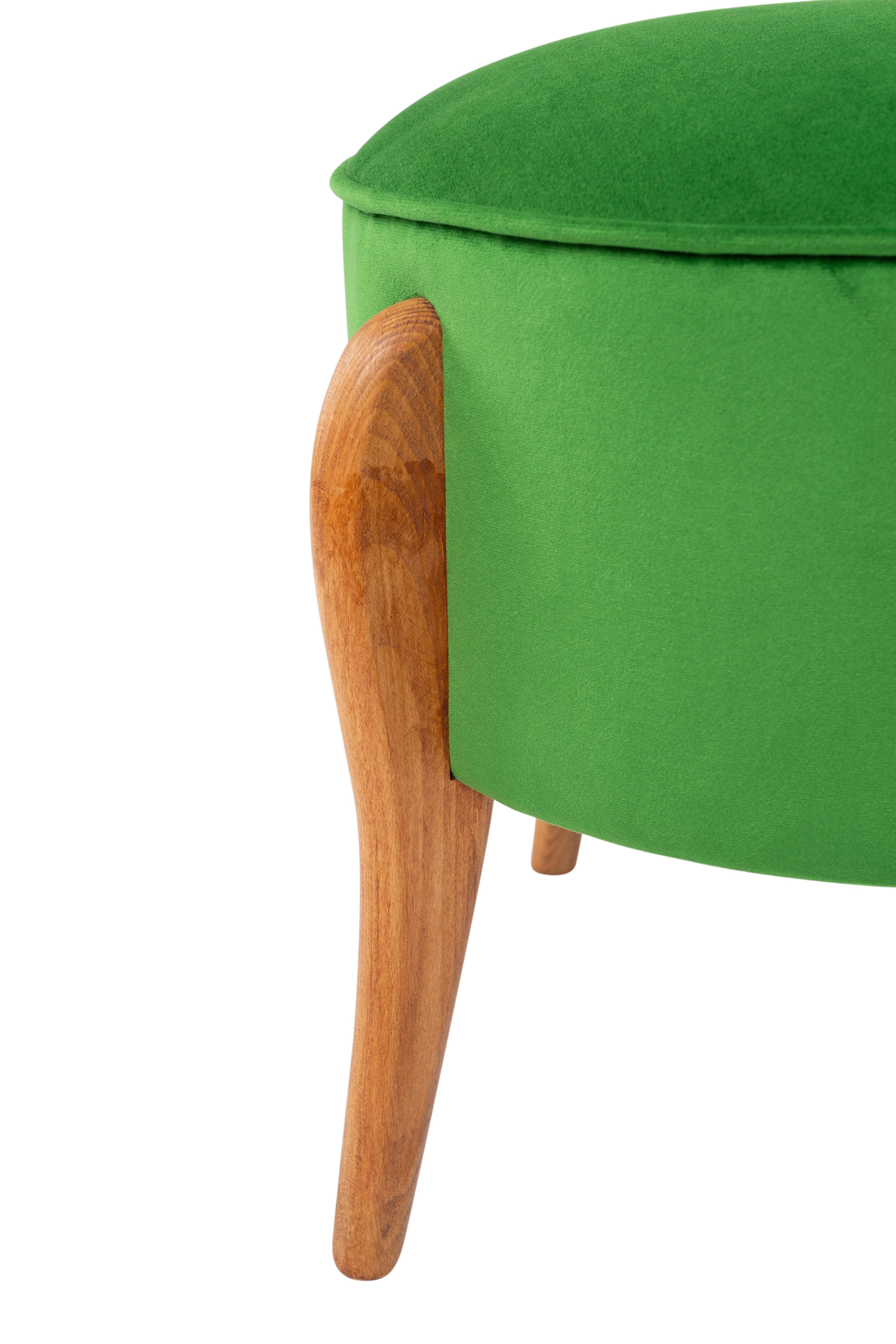Pouf in tessuto Lockett Verde (2)