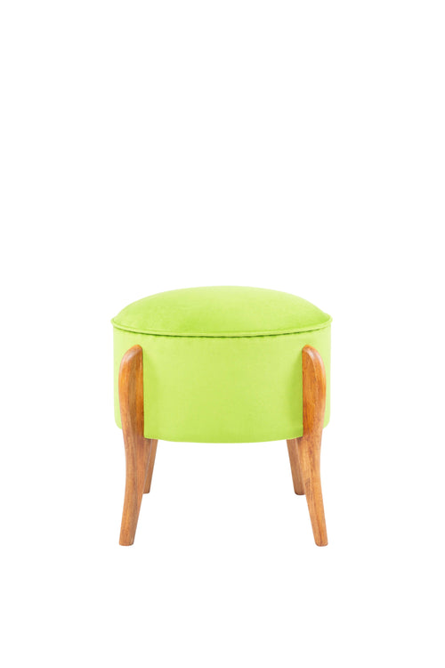 Pouf in tessuto Lockett Verde (1)