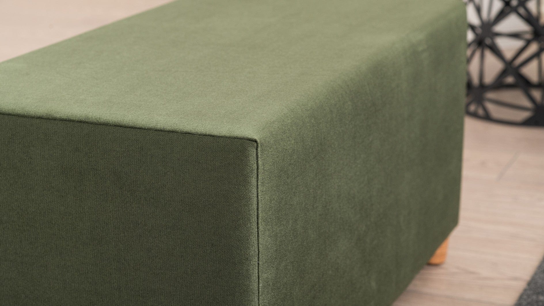 Pouf in tessuto Lotus Verde (3)