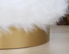 Pouf in tessuto Lovett Bianco (4)