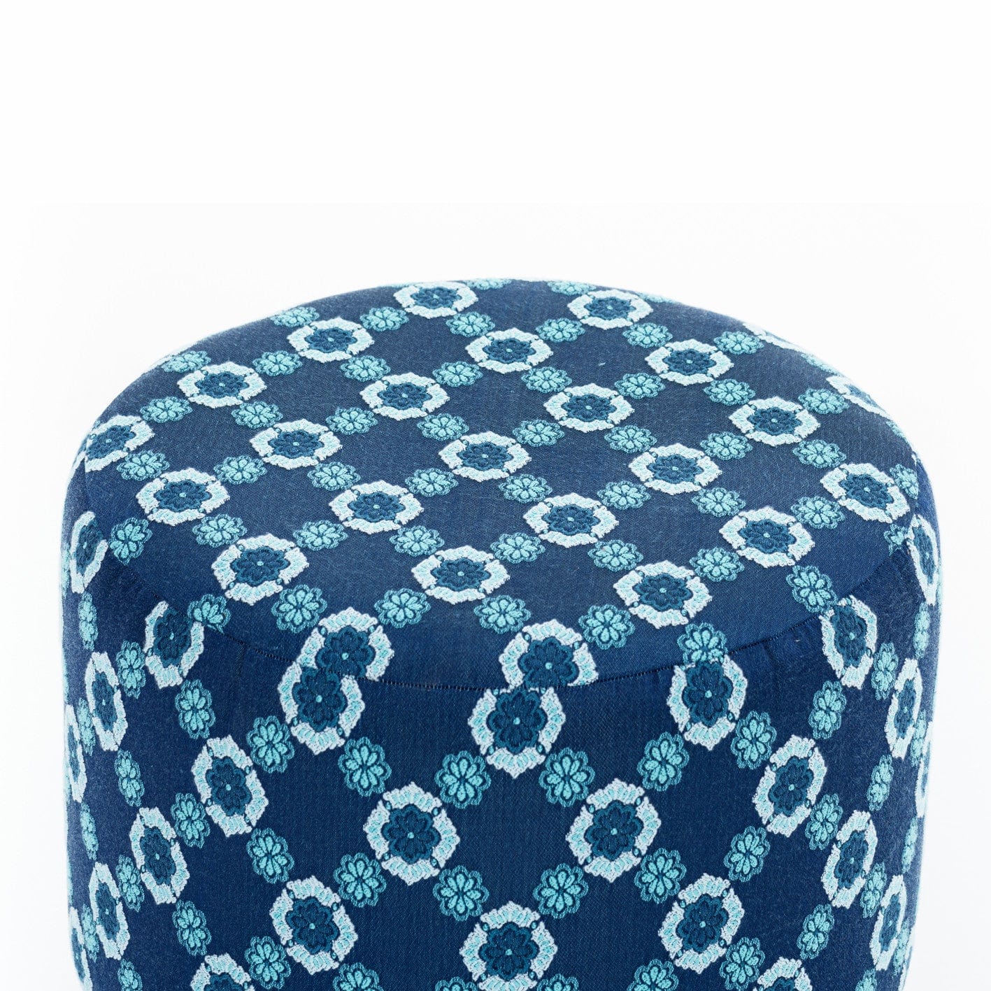 Pouf in tessuto Lucca Multicolore (2)