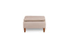 Pouf in tessuto Lungo Crema (2)