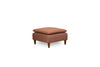 Pouf in tessuto Lungo Marrone (1)
