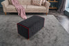 Pouf in tessuto Mabel Antracite
