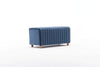 Pouf in tessuto Mabel Blu (3)
