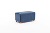 Pouf in tessuto Mabel Blu (4)