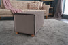 Pouf in tessuto Mabel Cappuccino (2)