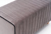 Pouf in tessuto Mabel Cappuccino (6)