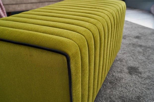 Pouf in tessuto Mabel Verde (3)