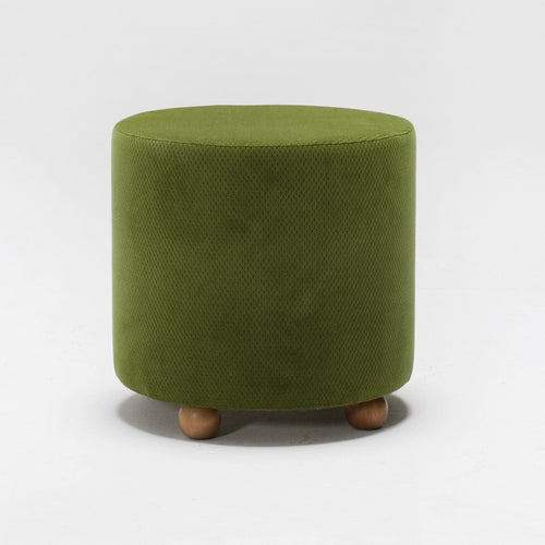 Pouf in tessuto Mario Verde (1)