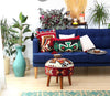 Pouf in tessuto Melik Patch I Multicolore (2)