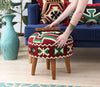 Pouf in tessuto Melik Patch III Multicolore (4)