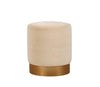 Pouf in tessuto Memfis Crema (5)